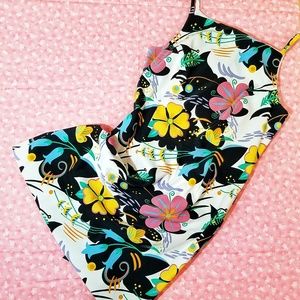 Alberto Makali White Floral Sheath Dress 10